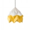 Petite suspension Origami Moth Bicolore Jaune